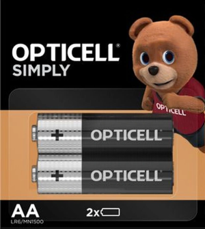 Батарея Opticell Simply AA отрывной блистер AA (2шт) блистер