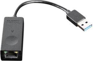 Адаптер Lenovo ThinkPad 4X90S91830 черный USB3.0 to Ethernet Adapter