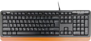Клавиатура A4Tech Fstyler FK10 черный/оранжевый USB (FK10 ORANGE)