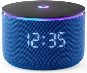 Умная колонка Yandex Станция Мини 3 Про Алиса синий 18W 2.0 BT/Wi-Fi (YNDX-00059BLU)