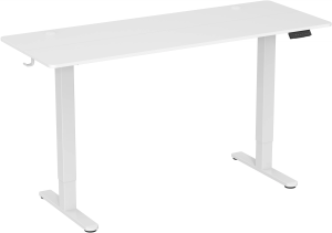 Стол для компьютера Cactus CS-EDL-WWT с электроприводом столешница ДСП белый каркас белый 160x71x60см (CS-EDL-WWT)