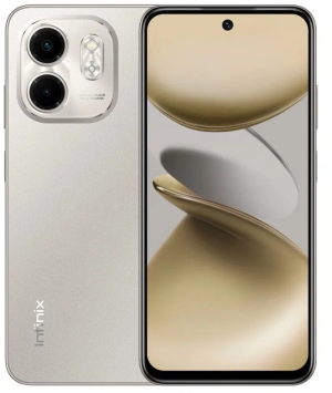 Смартфон Infinix X6532 Smart 9 128Gb 3Gb титан моноблок 3G 4G 2Sim 6.7" 720x1600 Android 14 13Mpix 802.11 a/b/g/n/ac GPS GSM900/1800 GSM1900 Protect FM A-GPS microSD max2048Gb