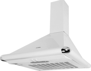 Вытяжка каминная Elikor Сатурн 60П-180-В1Л белый/серебристый управление: кнопочное (1 мотор)