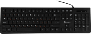 Клавиатура Оклик 505M черный USB slim (1196544)