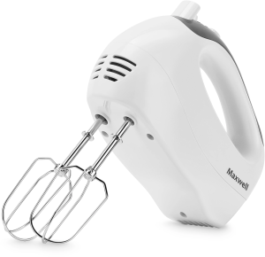 Миксер ручной Maxwell MW-1356 W 300Вт белый/серый