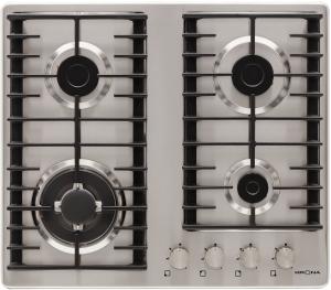Газовая варочная поверхность Krona Hagel 60 IX W нержавеющая сталь
