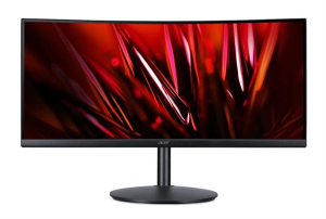 Монитор Acer 34" Nitro XZ342CUS3bmiipphx черный VA LED 1ms 21:9 HDMI M/M матовая HAS Piv 400cd 178гр/178гр 3440x1440 180Hz FreeSync Premium DP UW 8.64кг