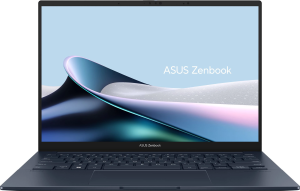 Ноутбук Asus Zenbook 14 OLED UX3405MA-QD489 Core Ultra 5 125H 16Gb SSD1Tb Intel Arc 14" OLED FHD+ (1920x1200) без ОС blue WiFi BT Cam Bag (90NB11R1-M00ST0)