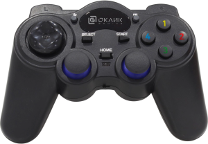 Геймпад Оклик GP-400MW черный USB Беспроводной виброотдача (1138115)