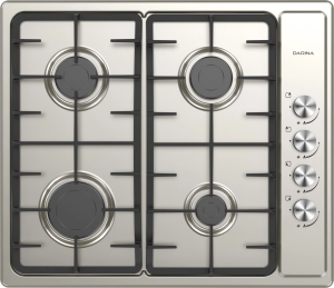 Газовая варочная поверхность Darina 1T1 BGM 341 11 X нержавеющая сталь