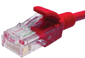 Патч-корд Suprlan 10-0153 UTP RJ-45 вил.-вилка RJ-45 кат.5E 2м красный LSZH 26AWG