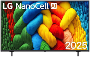 Телевизор LED LG 50" 50NANO81A6A.ARUG черный 4K Ultra HD 60Hz DVB-T DVB-T2 DVB-C DVB-S DVB-S2 USB WiFi Smart TV