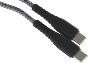 Кабель BoraSCO 52385 USB Type-C (m)-USB Type-C (m) 1м серый коробка