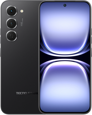 Смартфон Tecno Spark 40 Pro 256Gb 8Gb черный моноблок 3G 4G 6.78" 1080x2436 Android 14 108Mpix 802.11 a/b/g/n/ac NFC GPS GSM900/1800 Protect