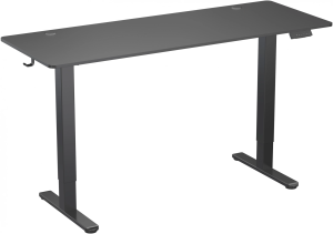 Стол для компьютера Cactus CS-EDL-BBK с электроприводом столешница ДСП черный каркас черный 160x71x60см (CS-EDL-BBK)