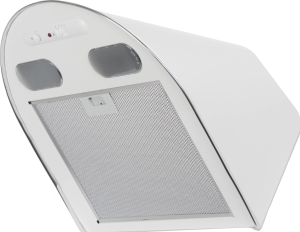 Вытяжка каминная Elikor Эпсилон 50П-430-П3Л белый/серебристый управление: ползунковое (1 мотор)