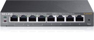 Коммутатор TP-Link TL-SG108PE (L2) 8x1Гбит/с 4PoE+ 64W управляемый