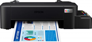 Принтер струйный Epson L121 (C11CD76414/413/505) A4 черный