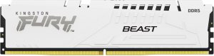Память DDR5 16GB 6800MHz Kingston KF568C34BWE-16 Fury Beast White Expo RTL Gaming PC5-54400 CL34 DIMM 288-pin 1.4В kit dual rank с радиатором Ret