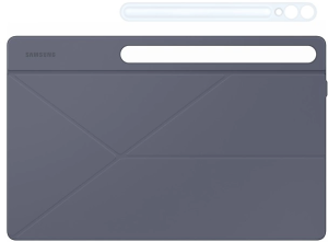 Чехол Samsung для Samsung Galaxy Tab S9 Ultra/S10 Ultra Smart Book Cover поликарбонат/полиуретан голубой (EF-BX910PLEGRU)