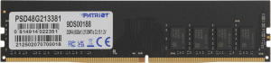Память DDR4 8Gb 2133MHz Patriot PSD48G213381 Signature RTL PC4-17000 CL15 DIMM 288-pin 1.2В single rank Ret