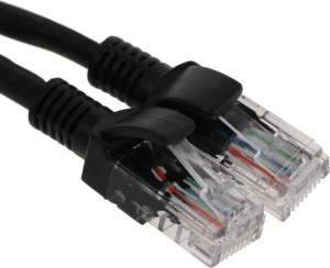 Патч-корд NTSS NTSS-PC-UTP-RJ45-5e-1.0-LSZH-BL NTSS-PC-UTP-RJ45-5E-1.0-LSZH UTP RJ-45 вил.-вилка RJ-45 кат.5E 1м черный LSZH (уп.:1шт) 26AWG