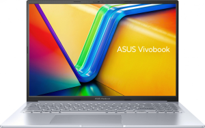 Ноутбук Asus VivoBook 16X M3604YA-MB303 Ryzen 5 7430U 16Gb SSD512Gb AMD Radeon Graphics 16" IPS WUXGA (1920x1200) без ОС silver WiFi BT Cam (90NB11A2-M00D80)