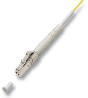 Пигтейл Lanmaster LAN-PIG-LC/OM3-1.5 1.5x50/125 OM3 LC 2м ПВХ белый