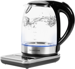 Чайник электрический Galaxy Line GL 0593 1.7л. 2200Вт прозрачный корпус: стекло (7010105930)