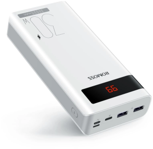 Мобильный аккумулятор Romoss Sense8PS Pro 30000mAh QC3.0/PD3.0 5A белый (1745988)