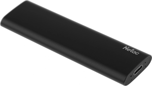 Накопитель SSD Netac USB-C 250Gb NT01ZSLIM-250G-32BK Z Slim 1.8" черный