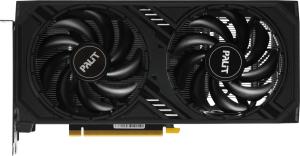 Видеокарта Palit PCI-E 4.0 RTX4060 DUAL OC NVIDIA GeForce RTX 4060 8Gb 128bit GDDR6 1830/17000 HDMIx1 DPx3 HDCP Ret