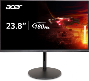 Монитор Acer 23.8" XF240YX1bmiiphx черный IPS LED 1ms 16:9 HDMI M/M матовая HAS Piv 250cd 178гр/178гр 1920x1080 200Hz FreeSync Premium DP FHD 2.54кг