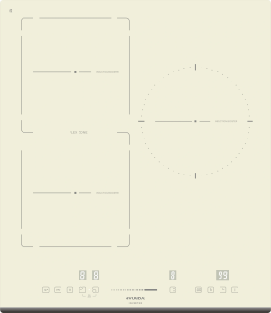 Индукционная варочная поверхность Hyundai HHI 4771 BE бежевый