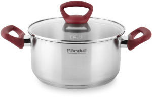 Кастрюля Rondell Heidi RDS-1112 2л. d=18см (с крышкой) стальной
