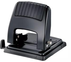 Дырокол Kw-Trio 09665BLACK макс.:30лист. металл черный отв.:2 с линейкой