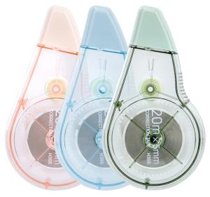 Лента коррект. Deli EH366 20мх5мм ассорти корпус белый блистер