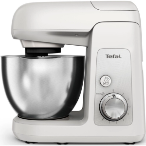 Кухонная машина Tefal Bake Partner QB520B38 планетар.вращ. 1100Вт серый/серебристый