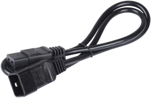 Шнур питания ITK PC-C19C20-1M C19-C20 проводник.:3x1.5мм2 1м 230В 16А черный