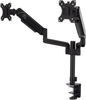 Кронштейн для мониторов ЖК Digma D-MM202D черный 17"-32" макс.9кг крепление к столешнице поворот и наклон