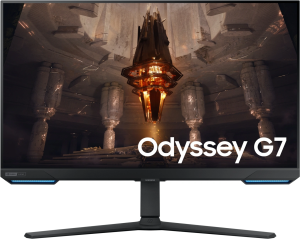 Монитор Samsung 32" Odyssey G7 S32BG700EUXEN черный IPS LED 16:9 HDMI M/M полуматовая HAS Piv 400cd 178гр/178гр 3840x2160 144Hz DP 4K USB 8.3кг