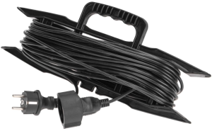 Удлинитель силовой PROconnect PROc-Uc (13-4914) 3x0.75кв.мм 1розет. 20м ПВС 6A пласт.рамка черный