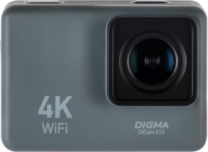 Экшн-камера Digma DiCam 810 серый