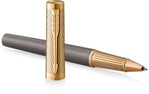 Ручка роллер Parker Ingenuity Pioneers T571 (2200951) Arrow Grey GT F черн. черн. подар.кор.