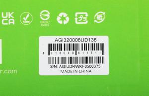 Память DDR4 8Gb 3200MHz AGi AGI320008UD138 UD138 RTL PC4-25600 CL22 DIMM 288-pin 1.2В Ret