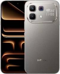 Смартфон Infinix X6878 Note 60 Pro 256Gb 12Gb титан моноблок 3G 4G 2Sim 6.78" 1208x2644 Android 16 50Mpix 802.11 a/b/g/n/ac/ax NFC GPS GSM900/1800 GSM1900 Protect FM