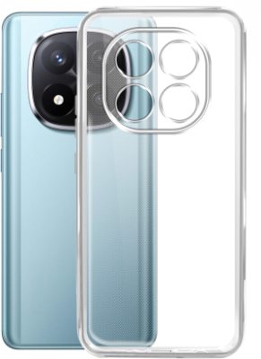 Чехол (клип-кейс) BoraSCO для Xiaomi Redmi Note 14 Pro 4G Silicone Case прозрачный (74847)