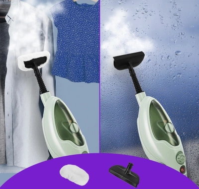 Швабра паровая Kitfort КТ-1076 1300Вт фисташковый