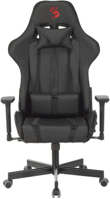 Кресло игровое A4Tech Bloody GC-600 черный эко.кожа крестов. металл