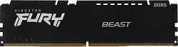 Память DDR5 8GB 6000MHz Kingston KF560C36BBE-8 Fury Beast Black Expo RTL Gaming PC5-48000 CL36 DIMM 288-pin 1.35В single rank с радиатором Ret